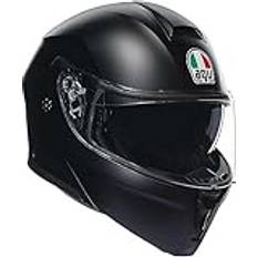 AGV Motorcycle Helmets AGV Streetmodular ECE 22-06 Mono, Motorrad Klapphelm ECE 22-06 P/J in zwei Konfigurationen zugelassen, mit Sonnenblende, Matt Schwarz