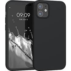 Case Compatible with Apple iPhone 12 mini Case Soft Slim Protective TPU Silicone Cover Black Matte
