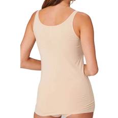 Schiesser Damen Oberteile Schiesser Damen, Shirt, T-Shirt Casual Figurbetont, Beige