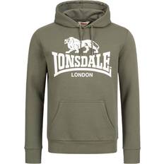 Lonsdale Sherborne Sweatshirt - Oliven/Mørkegrøn/Hvid