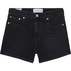 Calvin Klein Cotton Shorts Calvin Klein Jeans Jeansshorts J20J220645 Schwarz Regular Fit