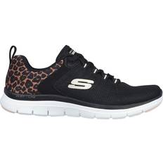 Skechers Flex Appeal 4.0, Damen Schwarz