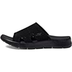 Skechers Women's GO Walk Flex Sandal-ELATION Slide, Black/Black