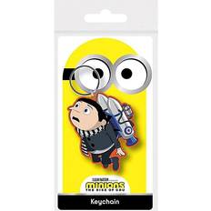 MINIONS 2 The Rise Of Gru 'Gru Jetpack' Rubber Keyring Keychain Fob