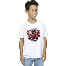 Bilar Barnkläder Disney Cars Lightning McQueen Collage T-Shirt White 12-13 Years