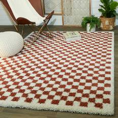 Hykkon Noor Burnt Orange/Cream Red, White