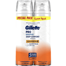 Gillette Pro Sensitive Deep Comfort Shave Foam 2 x 250 ml