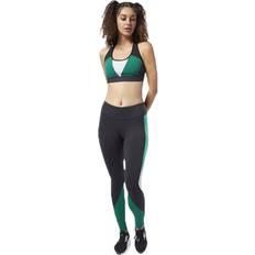 Poliamida Sujetadores Reebok Hero Racer Padded Bra Green/Black Female