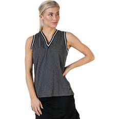 Tank Tops Nike Dri-Fit Sleeveless Black Polo