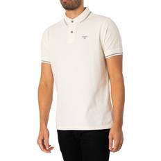 Barbour Polo Shirts Barbour Newbridge Polo Shirt Ecru