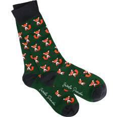 Bamboo Socks sale swole panda mens fox print bamboo socks 7-11