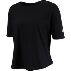 Nike Woman T-shirts Nike SS Top Air Camiseta de Manga Corta - Negro