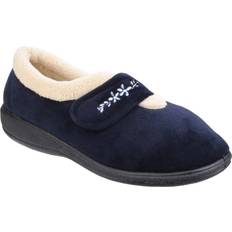 Fleet & Foster CAPA Ladies Full Slippers Navy: