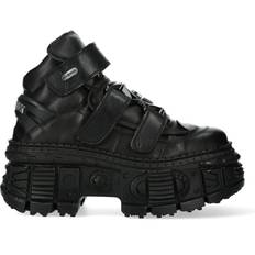New Rock WALL285-S2 Lederen Laarzen - Zwart