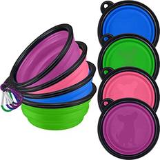 Lavaed LAVAED 4 Pack Collapsible Dog Bowl