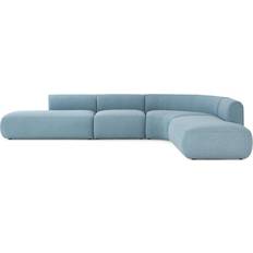 Bäddsoffor - Modulära Westwing Collection Modulär Hörnsoffa Bouclé Sofia 4-sits Soffa 3-sits