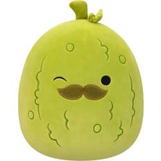 Fabric Soft Toys Jazwares Squishmallows Original 12-Inch Charles Pickle with Mustache Medium-Sized Ultrasoft Official Plush