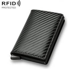 Rfid beskyttelse pung PopUp Pung Med RFID Beskyttelse - Black Carbon Fiber