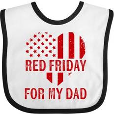 Black Drool Bibs Inktastic Military Dad Deployment Red Friday Baby Bib