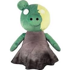 Phatmojo PIGGY ZomPiggy Plush Stuffed Animal Toy with Light Up Eye and Sounds, 13"