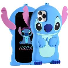 Findworld FINDWORLD Cases for iPhone 11 Case, Lilo Stitch Cute 3D Cartoon Unique Soft Silicone Animal Rubber Character Shockproof Anti-Bump Protector Boys Kids Girls Gifts Cover Housing Skin for iPhone 11 6.1”