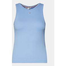 Tommy Hilfiger Femme Débardeurs Tommy Hilfiger Essential Ribbed Tank Top MODERATE BLUE