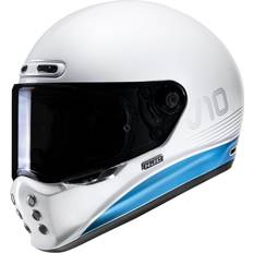 HJC V10 Tami Helmet - White/Blue
