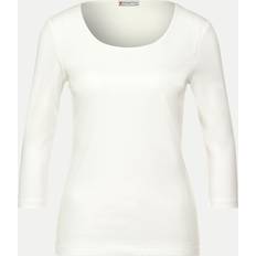 Cream Cotton Tops & T-Shirt