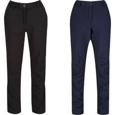 Regatta softshellhose wanderhose damen mit fleece innenfutter in kurzgrößen Schwarz