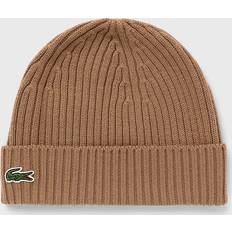 Lacoste Herre Huer Lacoste Vinterhue Bonnet Uld - Brun