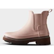 Pink - Women Chelsea Boots Hunter Women's Refined Stitch Detail Chelsea Wellington Boots