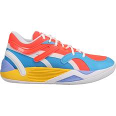 Puma Orange Basketball Shoes Puma Puma TRC Blaze Court Pop Art Basketball Shoes Orange