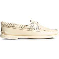 Sperry Lage schoenen Sperry Sperry 2-Eye Perforated Boat Shoes White