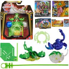 Bakugan 3.0 STARTER PACK NOUVELLE GENERATION Nillious, Hammerhead et Dragonoid Special Attack, 1 Anneau de Combat, 1 Carte Lanceur et 9 Cartes Collection Jouet Jouet Enfant 6 Ans Et