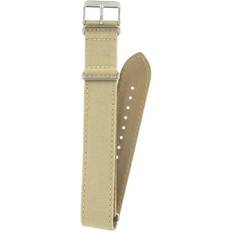 Hamilton Watch Straps Hamilton Watchband 22mm Khaki Beige Canvas X-Long Length 270mm part #H600705202