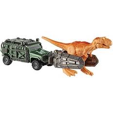 Jurassic World Play Set Jurassic World Matchbox Dino Transporters Tyranno Hauler & Figure