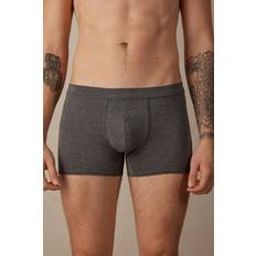 Natural Men's Underwear Intimissimi Natural Fresh Supima Cotton Boxers Man Dark Grey Dark Grey