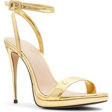 Aldo Shoes Aldo Kat Women's Strappy Sandal Sandals Gold