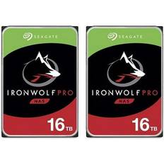 3.5" Discos duros on Black Friday sale Seagate IronWolf Pro 16TB SATA III 3.5" Internal NAS Hard Drive, 7200 RPM,2-Pack