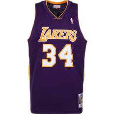 Koripallo Pelimailat Mitchell & Ness Lakers Swingman Jersey O'neal Purple, Male, Vaatteet, Jersey, Violetti