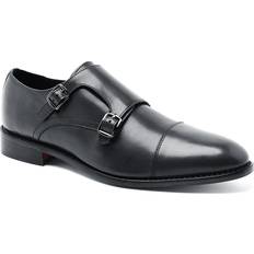 Monks Anthony Veer Men's Roosevelt Ii Double Monk Slip-On Dress Shoe Black