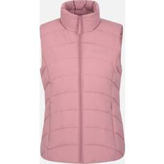 Pink - Women Vests Mountain warehouse Women's Womens/Ladies Opal Padded Gilet Pink