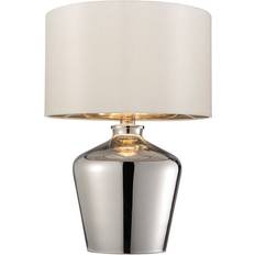 Glass Lighting Endon Waldorf Chrome Table Lamp 47cm