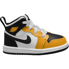 Yellow Sneakers Children's Shoes Nike Jordan 1 Mid TD - Yellow Ochre/White/Yellow Ochre/Black