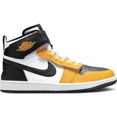 Nike Gelb Sneakers Nike Air Jordan 1 Hi FlyEase M - White/Yellow Ochre/Black