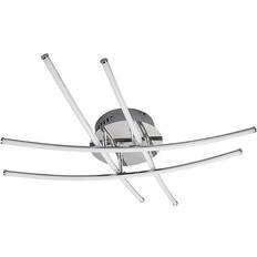 Cromo Plafoniere Lindby Yael Modern Chrome/White/Silver Plafoniera 67cm