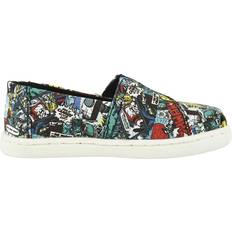 Classic Canvas Casual Slip-On Sneakers - Multi Marvel Comic Pop Print