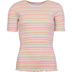 Liberté Natalia SS Blouse - Multi Mint Stripe