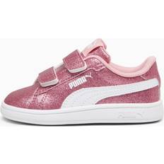 Børnesko Puma Smash 3.0 Glitz Glam Toddlers' Sneakers, Peach Smoothie/White