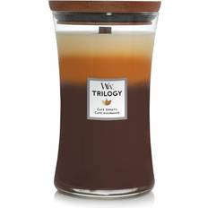 Woodwick Large Hourglass Trilogy Cafe Sweets Bougie Parfumée 600g